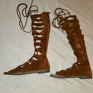 Gladiator sandal boots